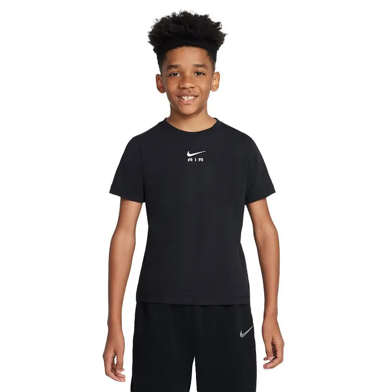 T-Shirt Logo Air Nero Bambino L