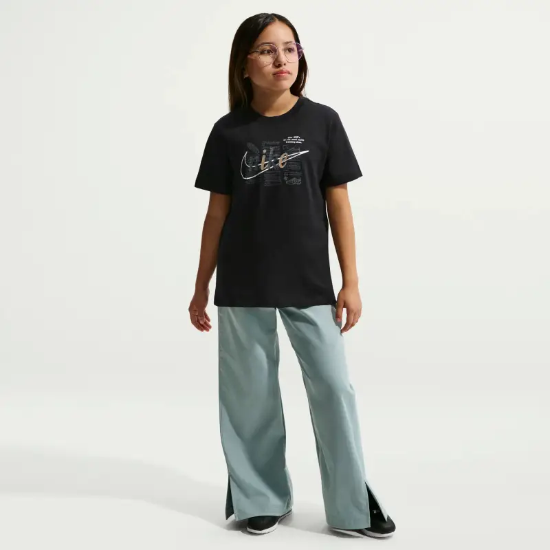 T-shirt per bambini Nike Club Noir