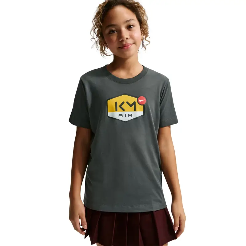 T-shirt per bambini Nike Mbappé Gris