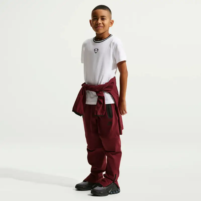 T-shirt perfetto in cotone per bambini Nike Blanc