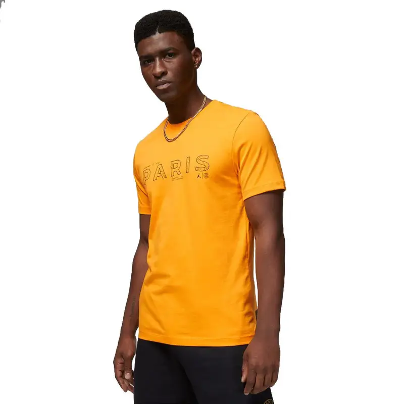 T-Shirt Psg Jordan Giallo Uomo S