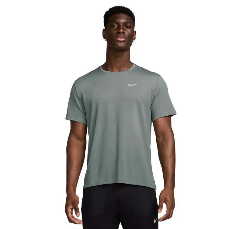 T-Shirt Running Miler Clay Verde Argento Uomo XL