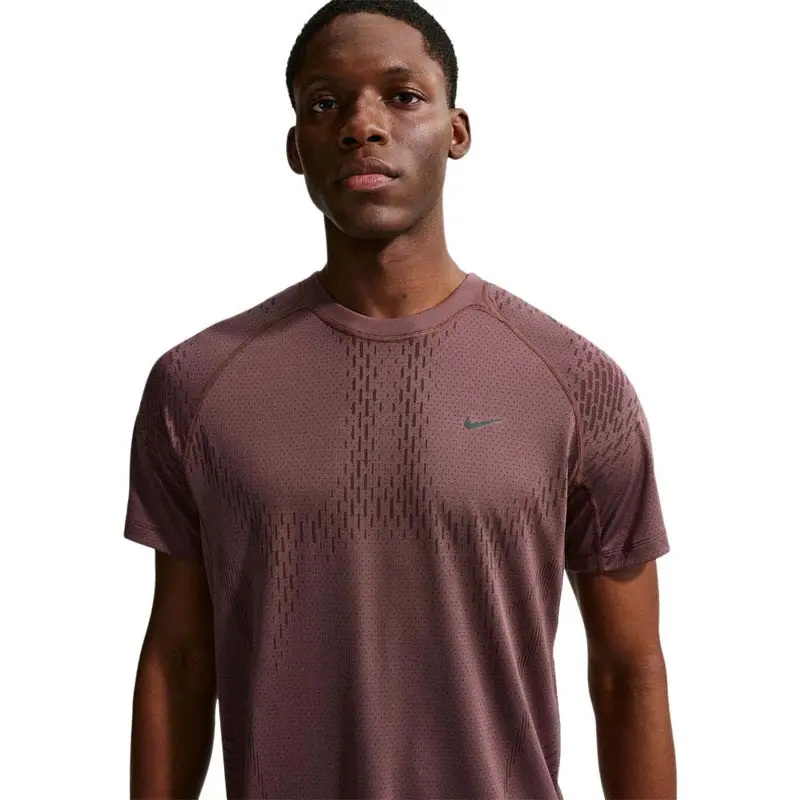 T-Shirt Running Stride Bordeaux Uomo XL