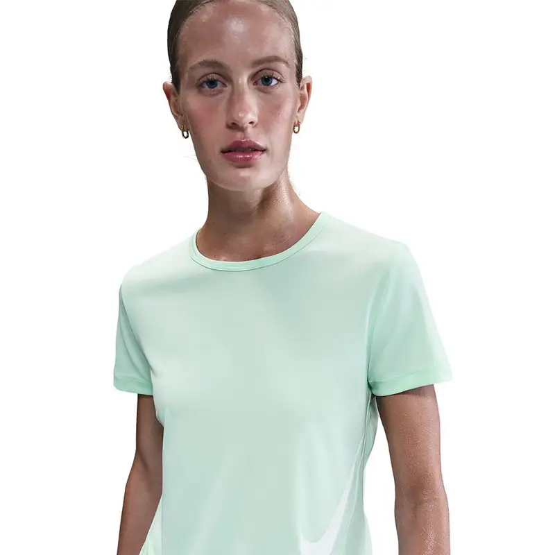 T-Shirt Running Tempo Swoosh Run Mint Foam Bianco Donna L