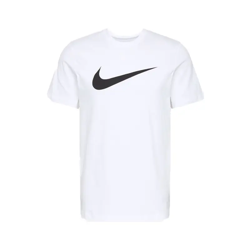 T-Shirt Swoosh Bianco Nero Uomo XL