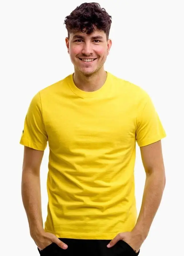 Nike T-shirt Uomo Giallo 2877466