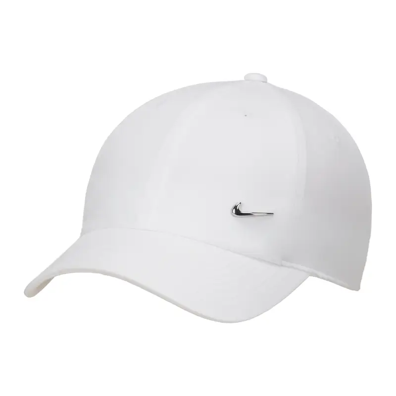 Tappo senza struttura metallica Nike Dri-FIT Club Swoosh Blanc
