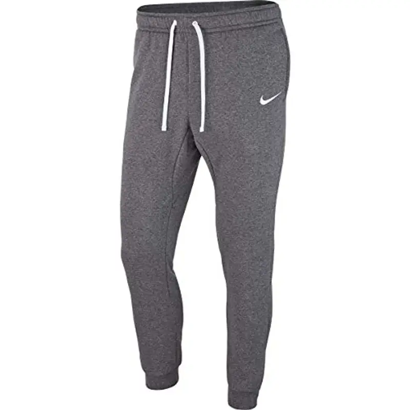Nike Team Club 19 Pant, Pantaloni Uomo, Charcoal Heather White, L
