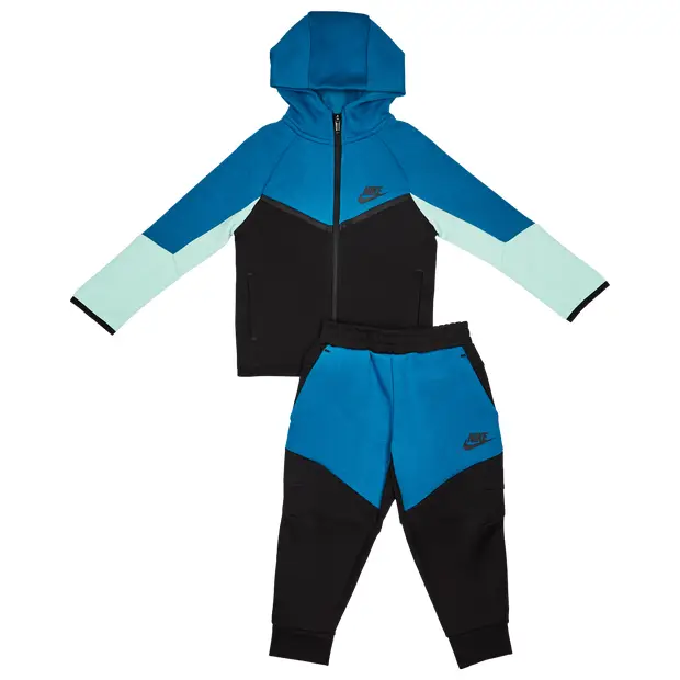 Tech Colorblock Bambini - Tute da ginnastica Nero - - 122 CM Black