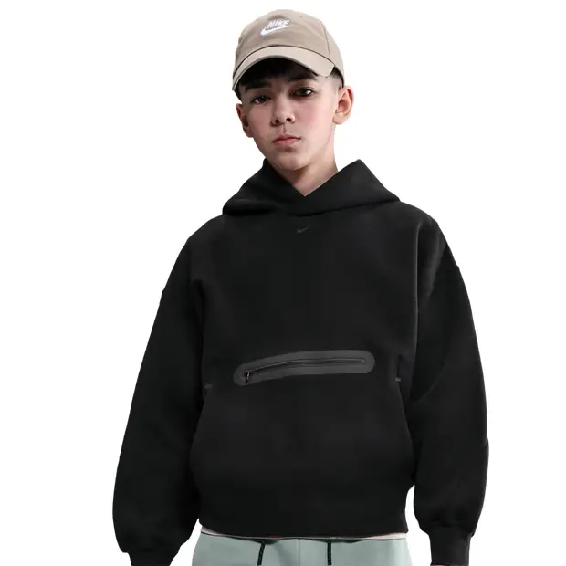 Tech Fleece Bambini - Felpe con cappuccio Nero - di cotone Black