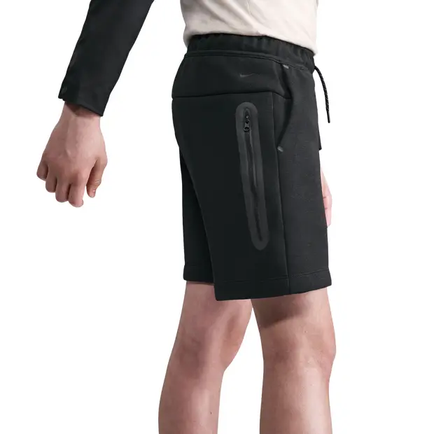 Tech Fleece Bambini - Pantaloncini Nero - di cotone Black