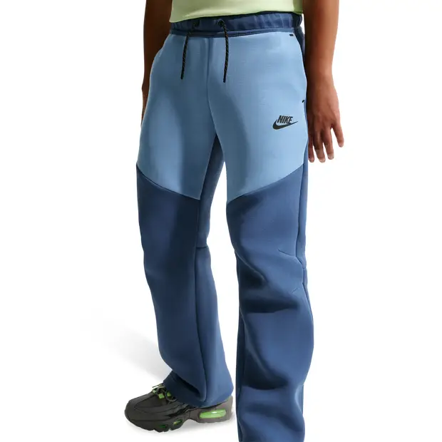 Tech Fleece Bambini - Pantaloni Blu - di cotone Blue