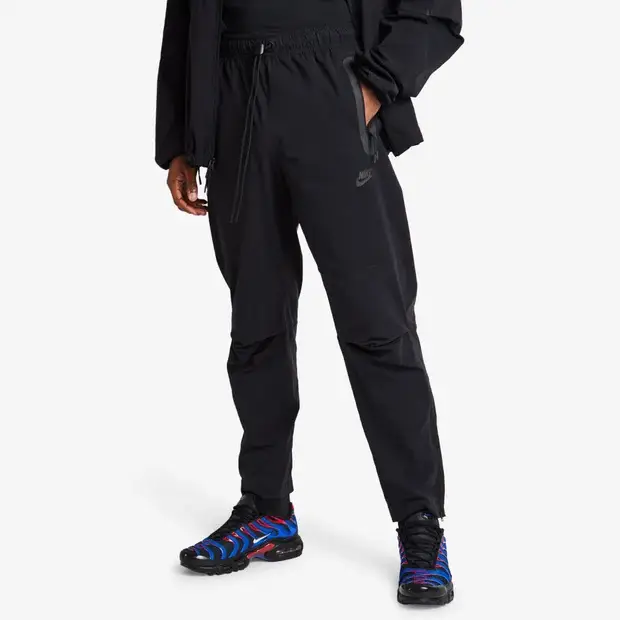 Tech Woven Uomo - Pantaloni Nero Black
