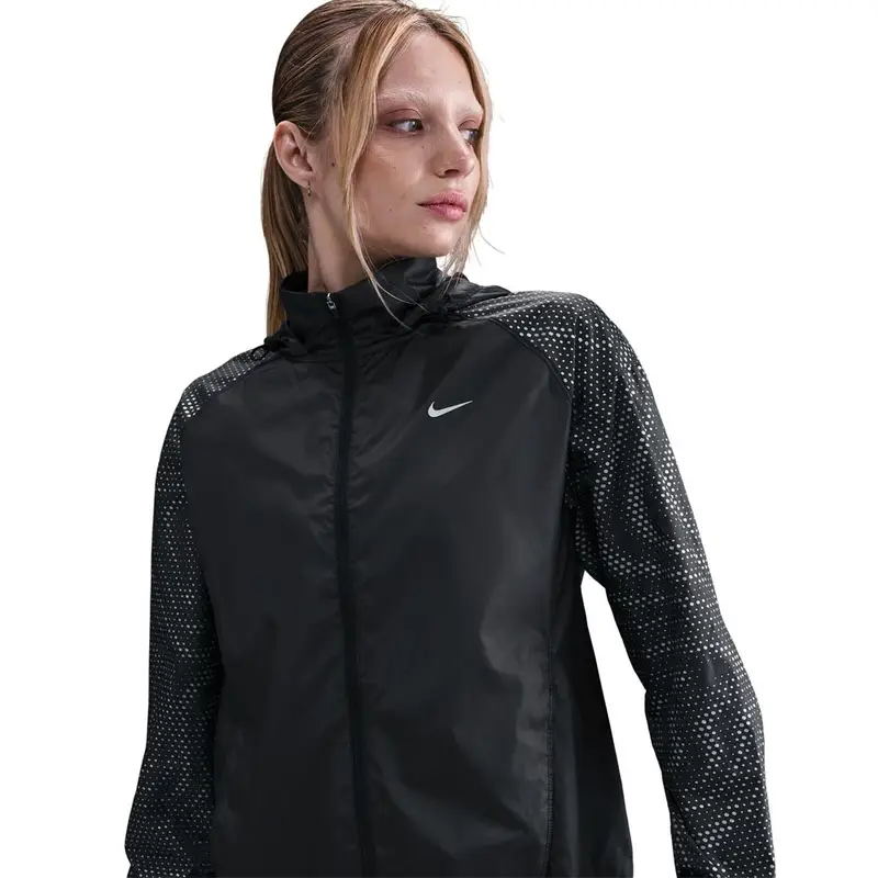 Tempo Flash Giacca Running Rpl Nero Reflective Argento Donna S