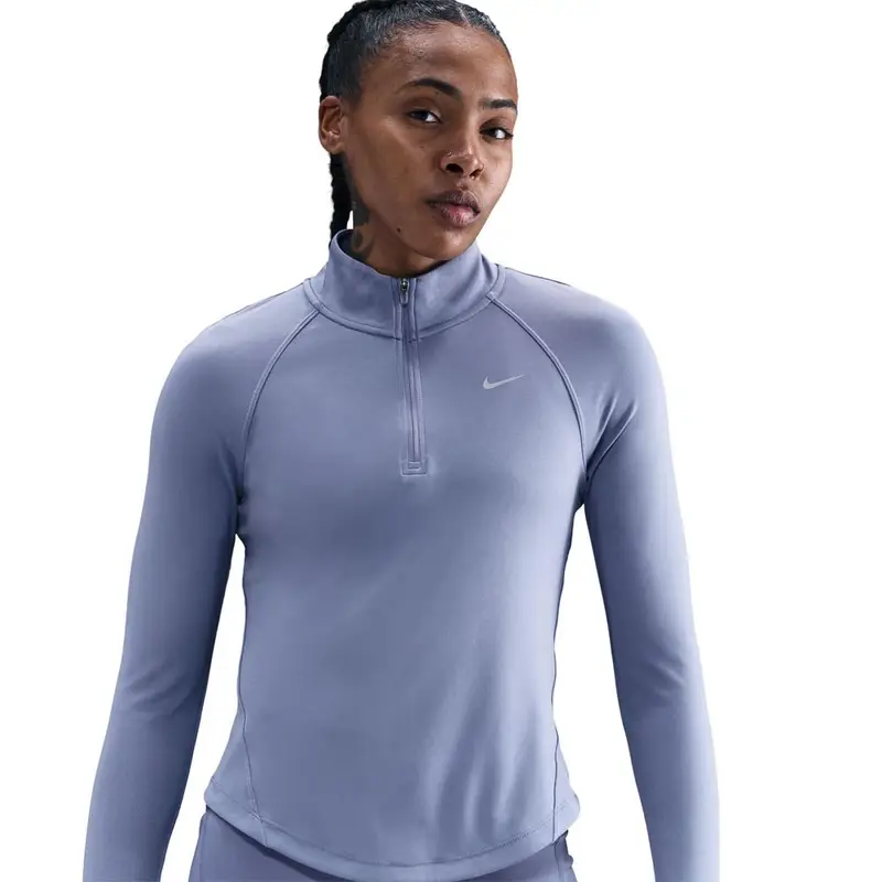 Tempo Swoosh Maglia Running Hbr World Indigo Argento Donna S