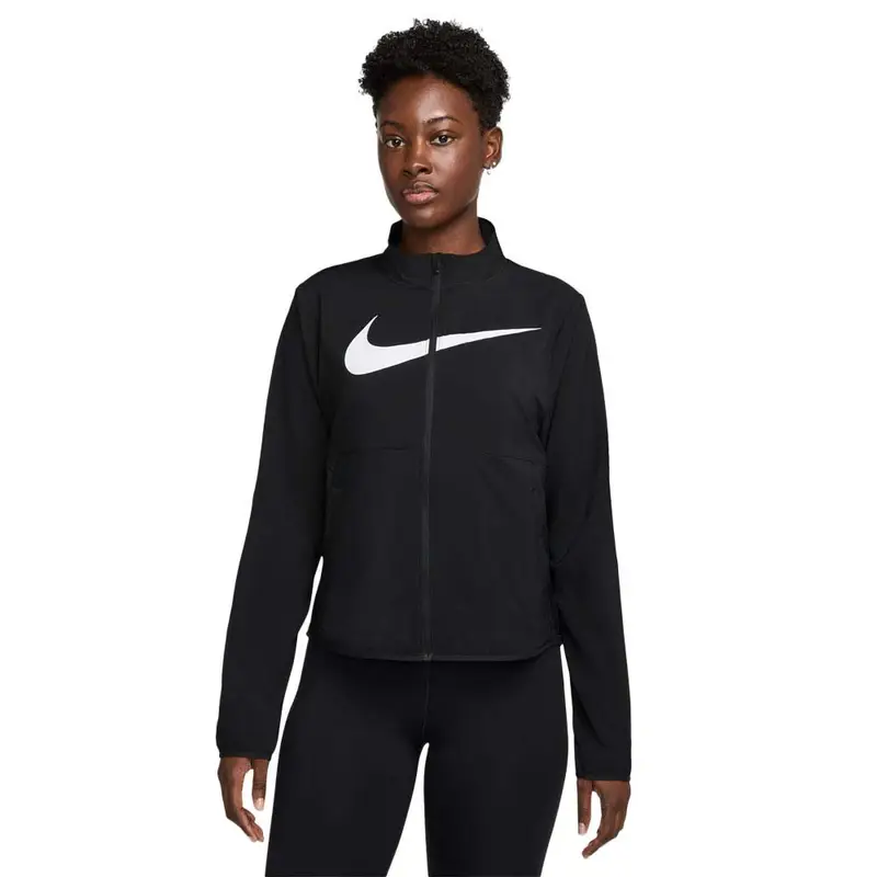Tempo Swoosh Run Giacca Running Nero Reflective Argento Donna XS