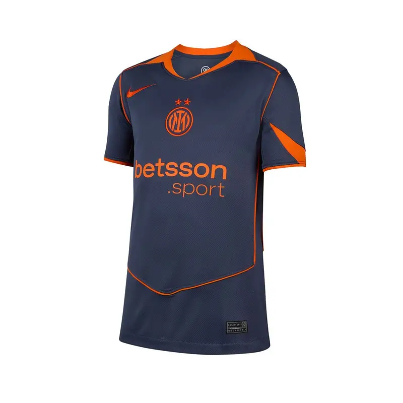 Terza Maglia Inter Stagione 2025/26 Blu Arancio Bambino L