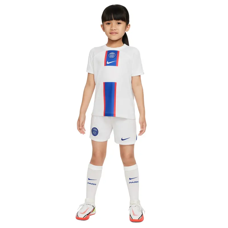 Terzo completo tuta per bambini PSG 2022/23 Blanc