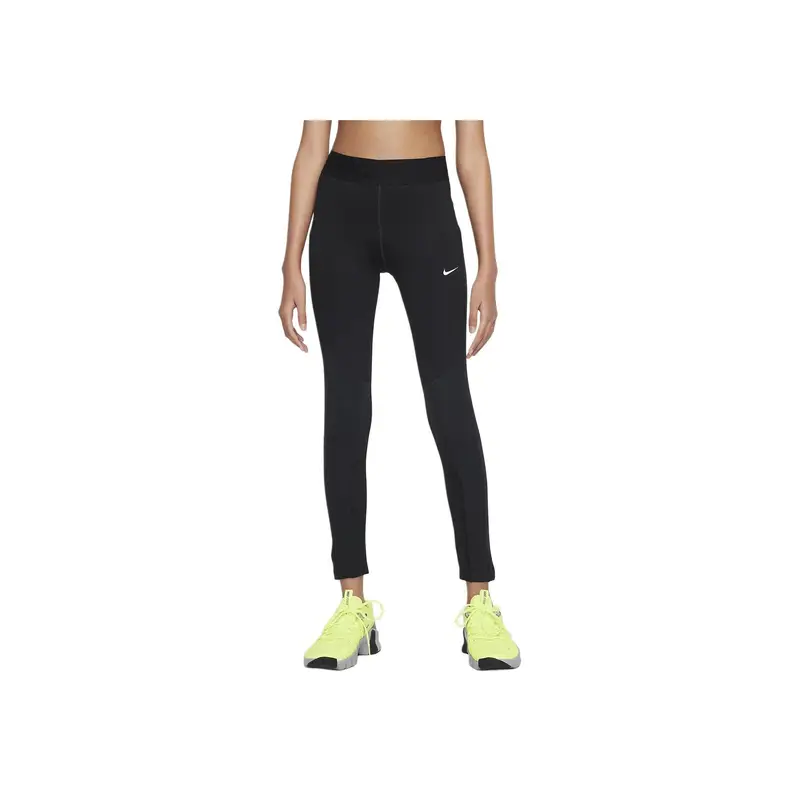 Therma-Fit Pro Leggings Comodi Delicati sulla Pelle a Vita Media Bambini Leggings Nero Bianco HF4674-010 M