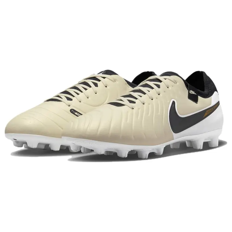 Tiempo Legend 10 Pro Punta Rotonda Allacciatura HG (Borchie corte in gomma) Scarpe da Calcio Ammortizzanti Antiscivolo Resistenti Unisex Scarpe da Calcio DV4332-700 40 miniatura 5