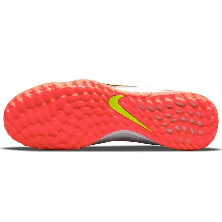 Tiempo Legend 9 Academy Lacci Logo TF (Tacchetti in gomma) Scarpe da calcio per terreni compatti erba sintetica unisex Scarpe da calcio Bianco Rosso DA1191-176 38 5 miniatura 3