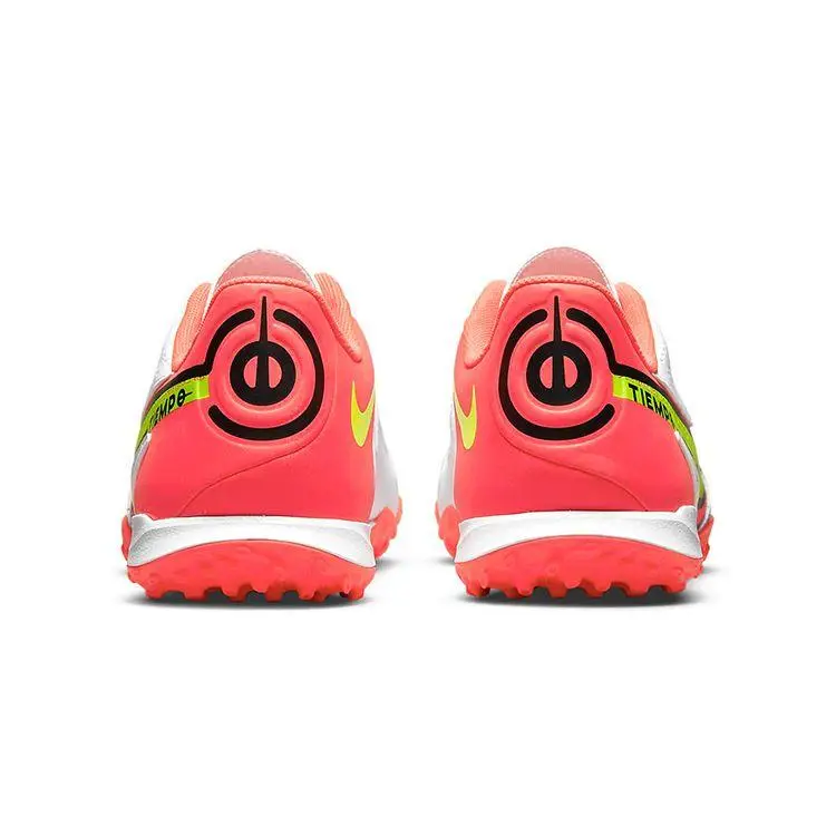 Tiempo Legend 9 Academy Lacci Logo TF (Tacchetti in gomma) Scarpe da calcio per terreni compatti erba sintetica unisex Scarpe da calcio Bianco Rosso DA1191-176 38 5 miniatura 5