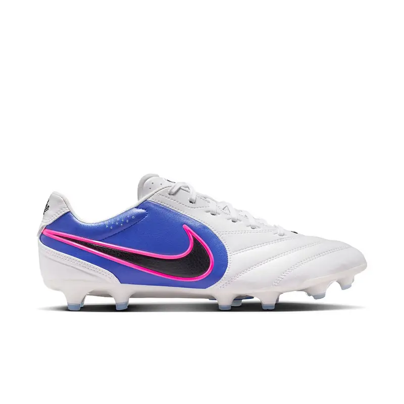 Tiempo Ligera Pro Fg Bianco Nero Rosa - Scarpe Da Calcio Uomo EUR 45,5 / US 11,5