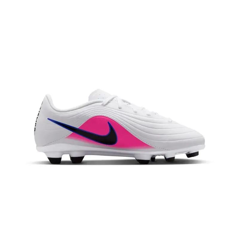 Tiempo Maestro Club Fg Mg Bianco Nero Rosa - Scarpe Da Calcio Bambino EUR 36 / US 4Y