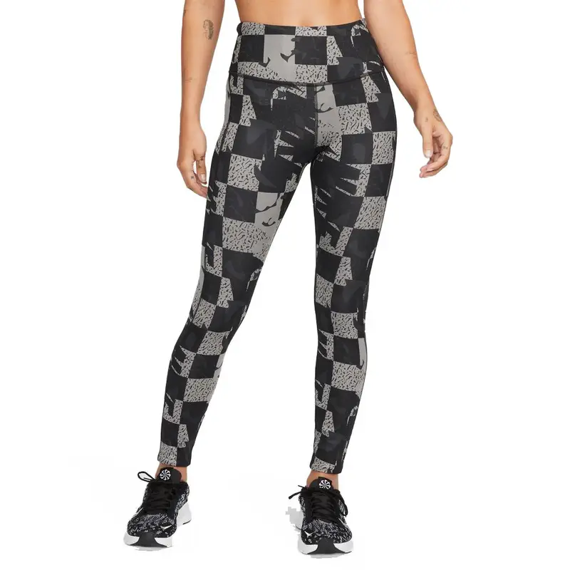 Tight Df Fast Nero Argento Donna XS