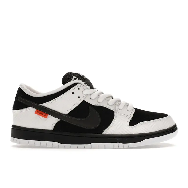 TIGHTBOOTH x Nike Dunk Low SB Sneakers Unisex Bianco Nero Arancione di Sicurezza FD2629-100 41