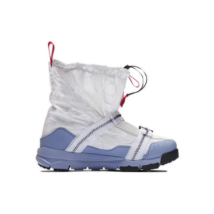 Tom Sachs x NikeCraft Mars Yard Overshoe Bianco Sneakers Unisex Sport-Rosso-Nero-Cobalto-Beatitudine AH7767-101 38.5 miniatura 5