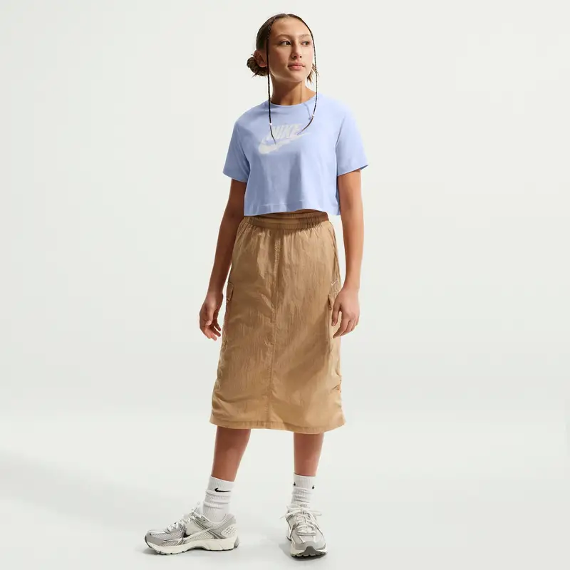 Top da bambina Nike Bleu