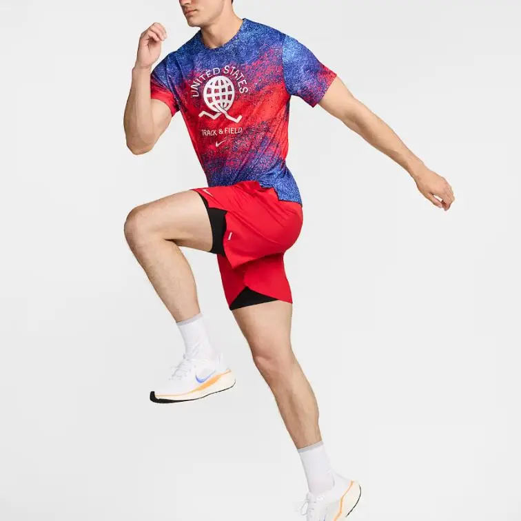 Nike Top Uomo Rosso 4064075 miniatura 2