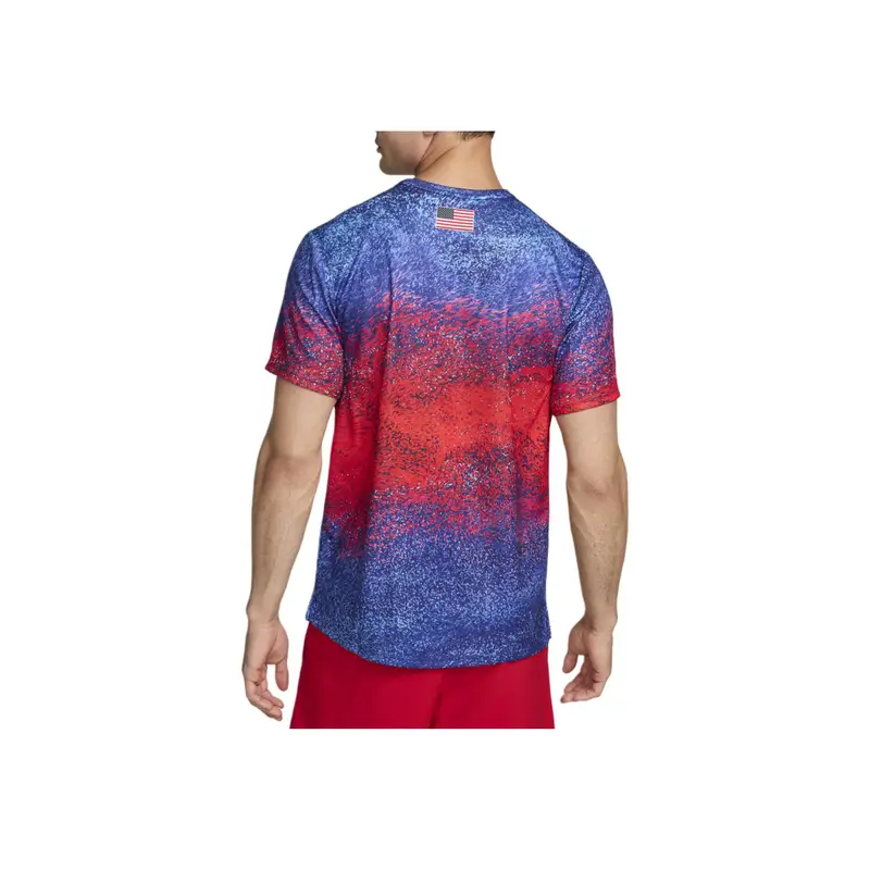 Nike Top Uomo Rosso 4158879 miniatura 3