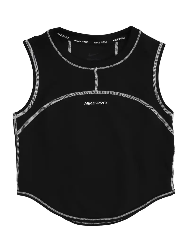 Top sportivo nero / bianco