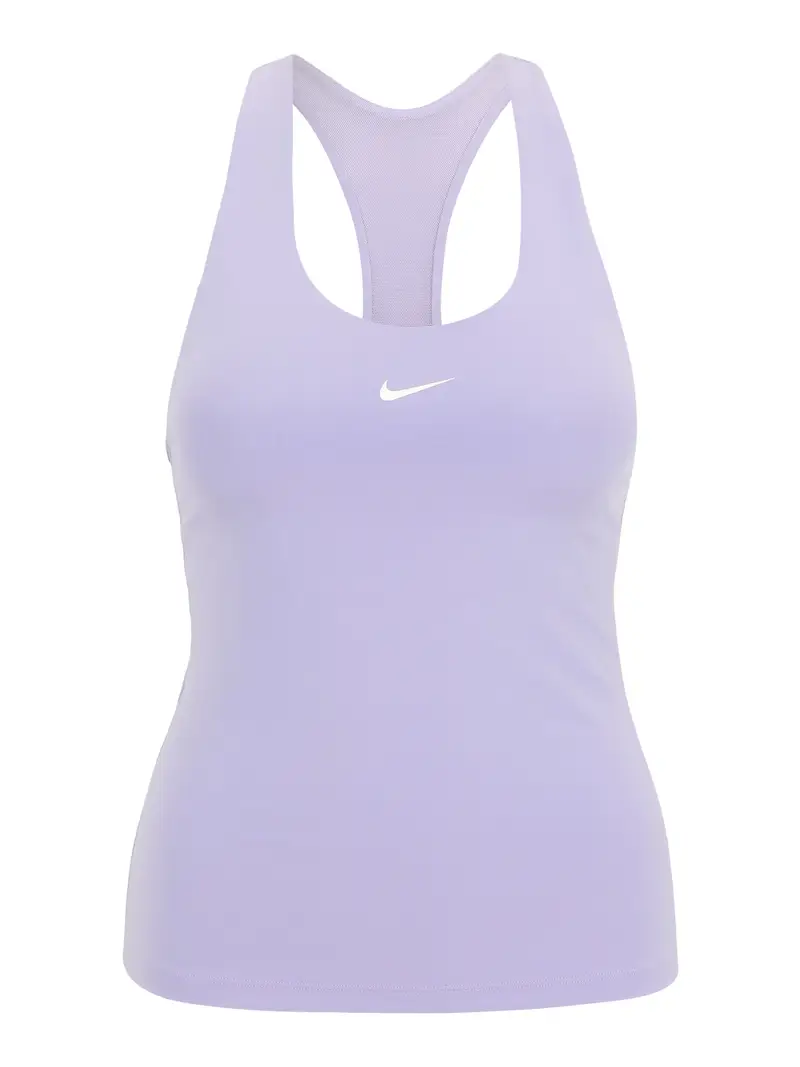 Top sportivo SWOOSH lilla chiaro / bianco