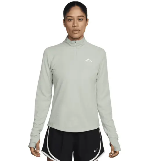 Trail Dri-FIT 1/4 W - maglia trail running - donna Light Grey