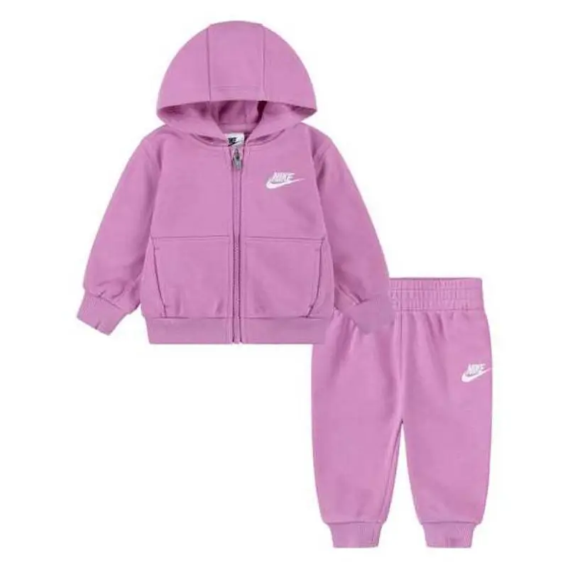 Tuta bambina nike lbr fz club set - rosa | Nike