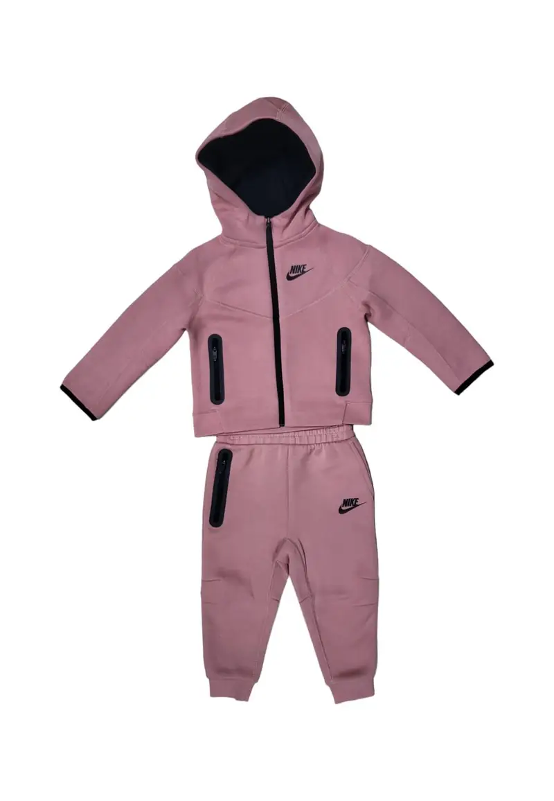 Tuta bambina nike tech fleece hooded full zip - l-rt | Nike Rosa