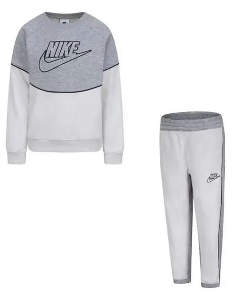 Tuta bambino nike sportswear amplify ft crew - l- | Nike Grigio