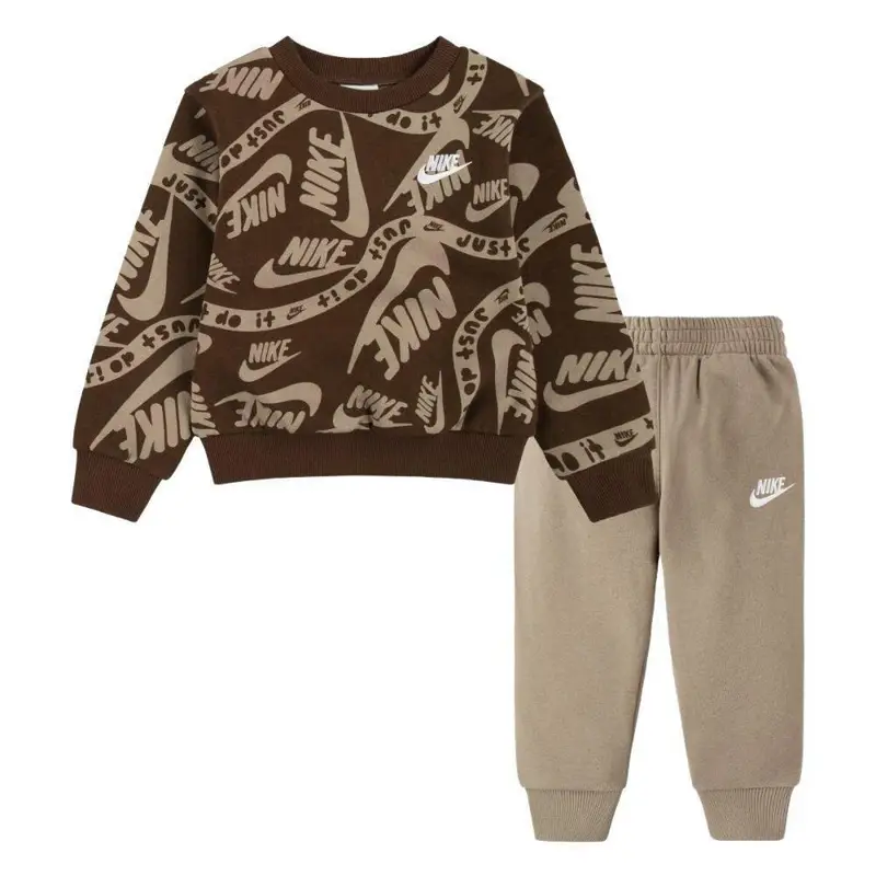 Tuta bambino nike sportswear club aop - l-xt | Nike Marrone
