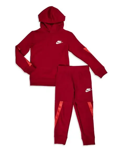 Tuta bambino nike sportswear tape fleece - l-r | Nike Rosso carminio