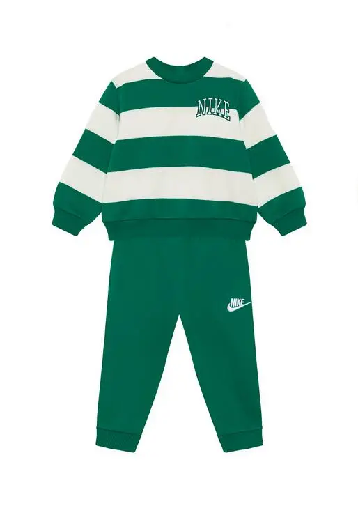Tuta bambino nike stripe relax - verde/bianco | Nike