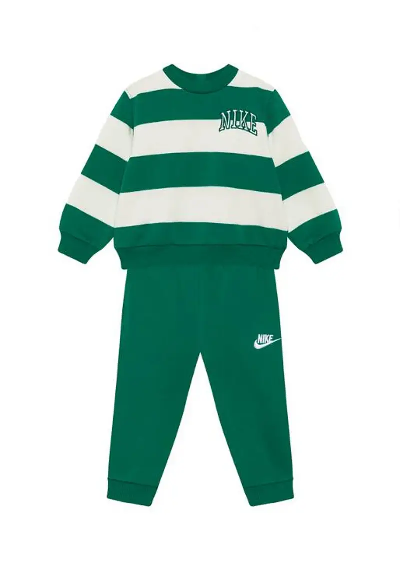 Tuta bambino nike stripe relax - verde/bianco | Nike