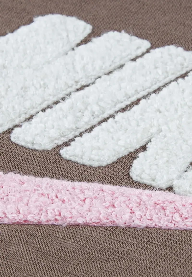 Tuta Club Chenille Fleece marrone da bambina miniatura 2