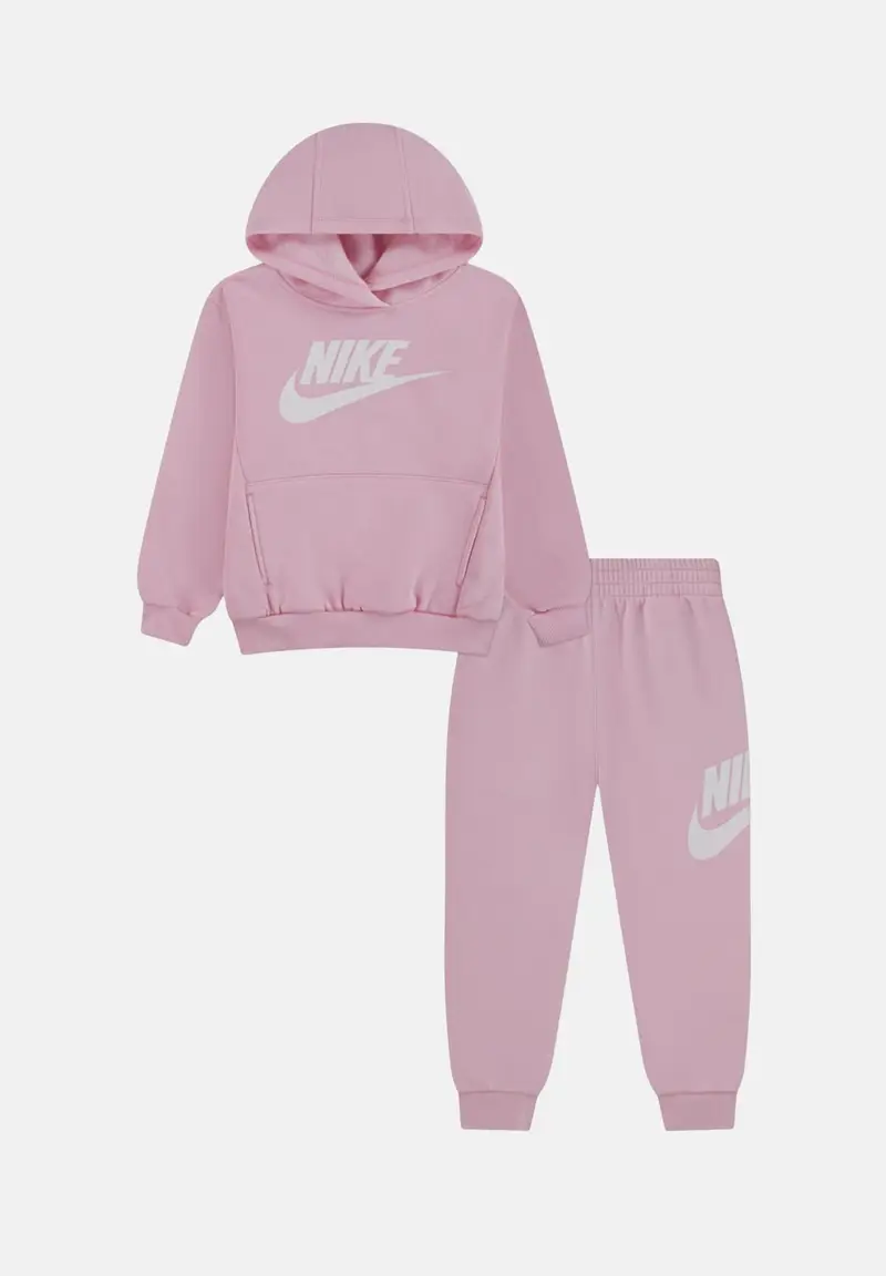 NIKE Tuta Club Fleece rosa da bambina