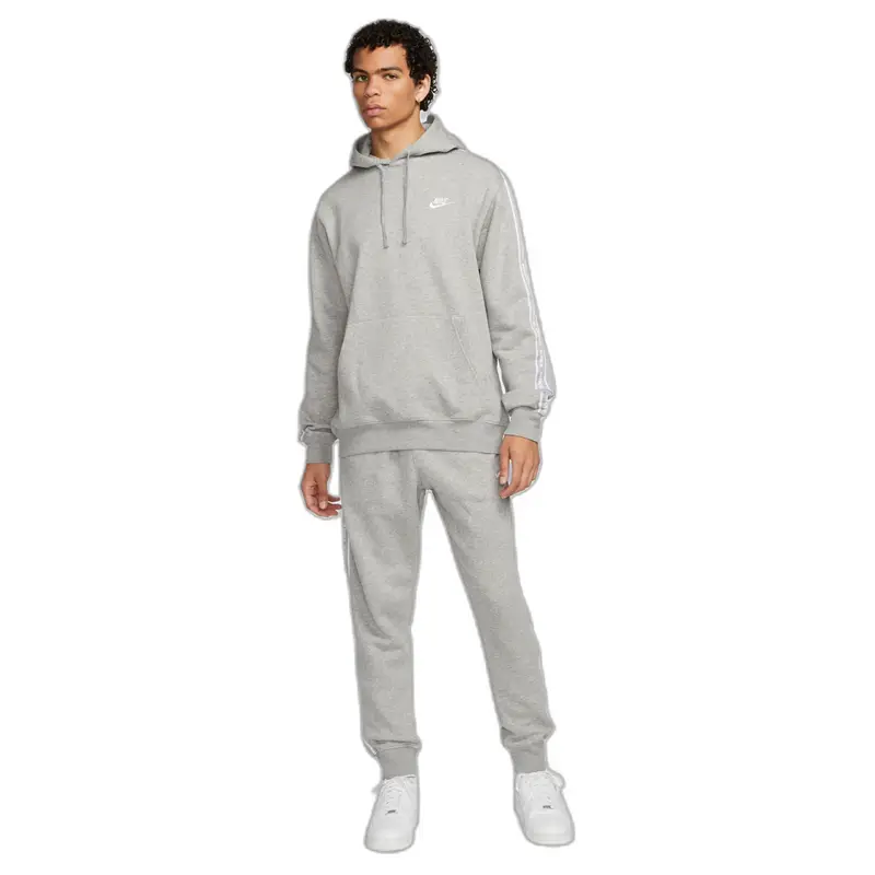 Tuta con cappuccio Nike Club Fleece GX Gris