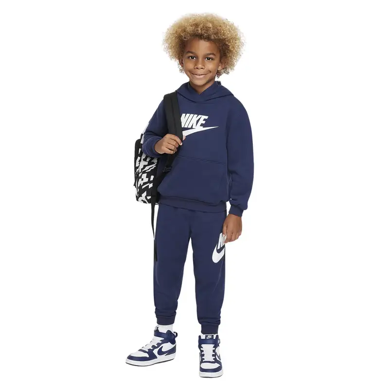 Tuta con cappuccio per bambini Nike Club Fleece Bleu