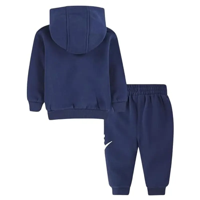 Nike Tuta da Neonati Club French Terry Blu Taglia 18 M Codice 66L595-U90 miniatura 2