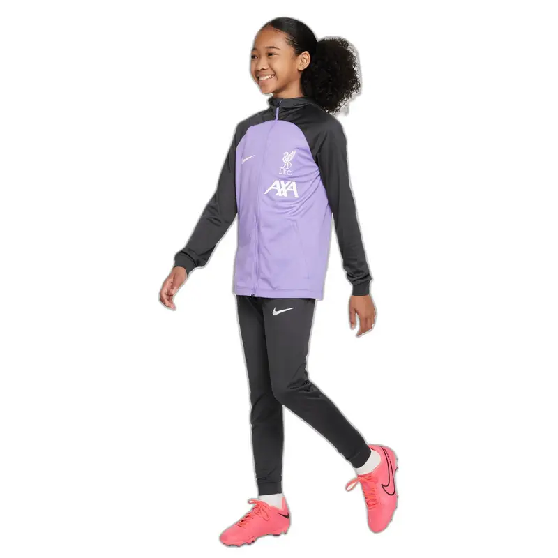 Tuta di terza formazione per bambini Liverpool FC Dri-FIT Strike 2023/24 Violet